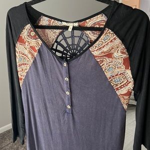 Gimmicks 3/4 sleeve shirt